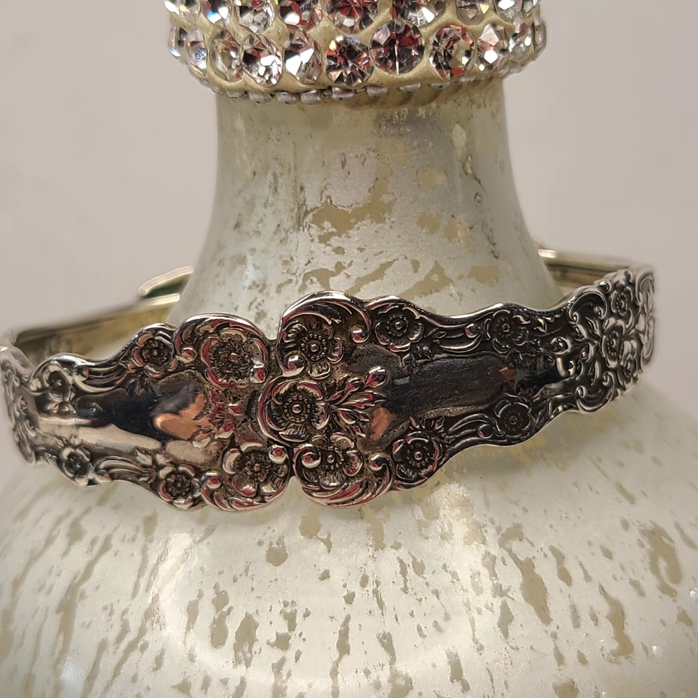 Sterling Silver Gorham Buttercup Cuff Bracelet